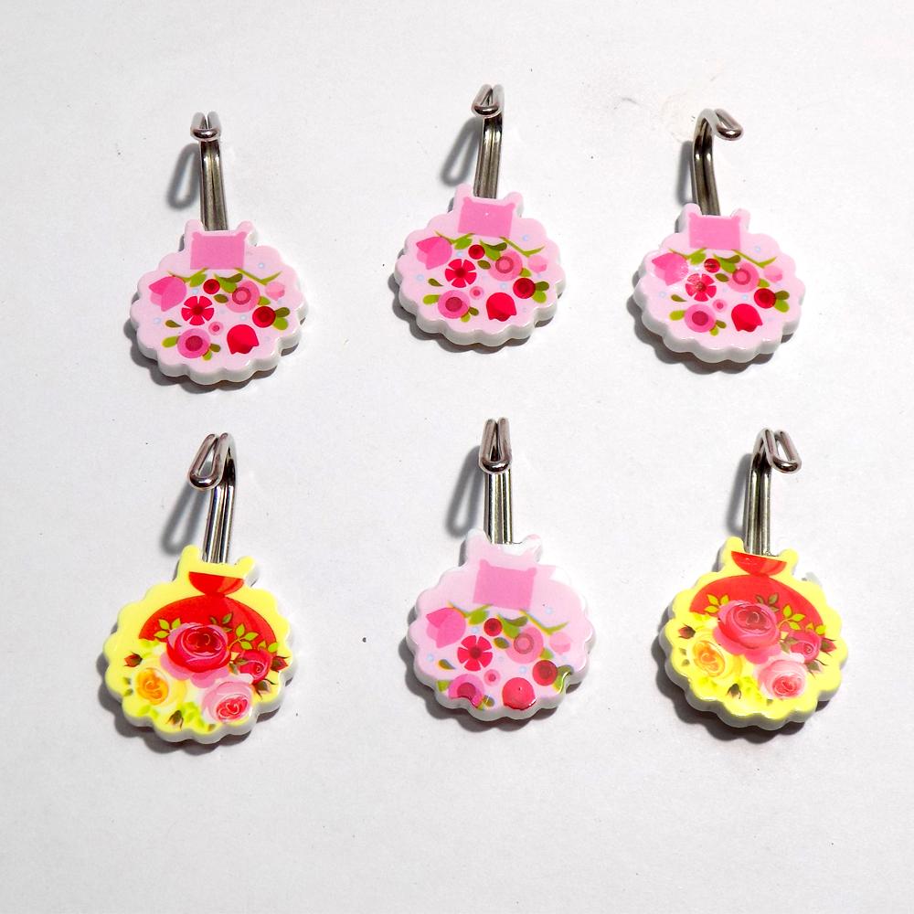 1112 Multipurpose Self Adhesive Plastic Wall Hooks - 6 pcs - SkyShopy 1112 Multipurpose Self Adhesive Plastic Wall Hooks - 6 pcs - SkyShopy